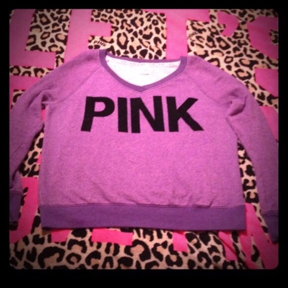 💜Victoria Secret Pink sweatshirt size large💜